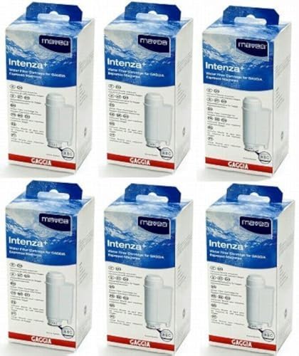 Water Filter Replacement for Gaggia & Saeco Espresso Machines - 6 Pack