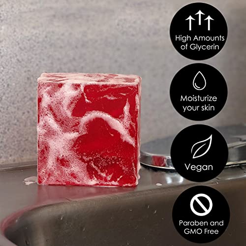 Primal Elements Vegetable Glycerin Scented Soap Bars, Great for Face and Body, Unisex Men and Women, Travel Size, Variety Pack, Homemade - Set of 7