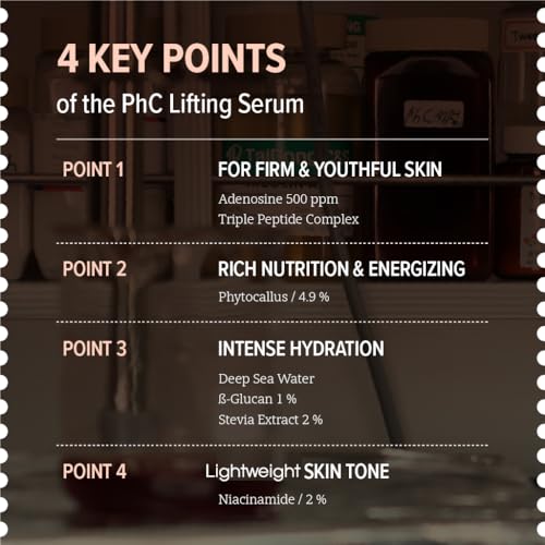 O'LABS PhC Lifting Serum 30ml / 1.01 fl.oz Hydrating & Revitalizing Facial Serum Deep Sea Water 60%