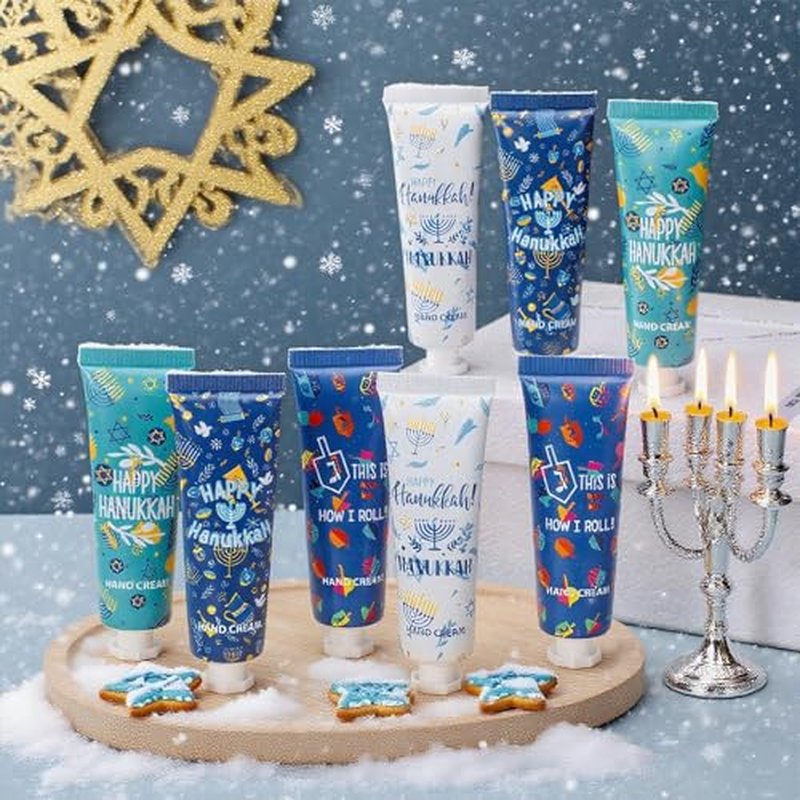 32 Pcs Jewish Themed Gifts Bulk Hand Lotion for Guests Hand Cream Travel Size Bulk Party Gifts Jewish Essentials for Women Men