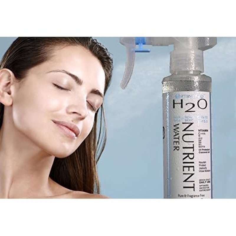 Anti Aging Lightweight Hydrating Mist For Hair, Face, Skin, Vitamin C Toner + Hyaluronic Acid serum, Maximum Clinical Strength made by a Stanford Ph.D Doctor!