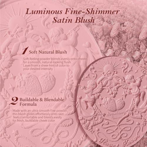 Flower Knows 0.18oz Rococo Embossed Blush - 03 Cool Mauve Pink