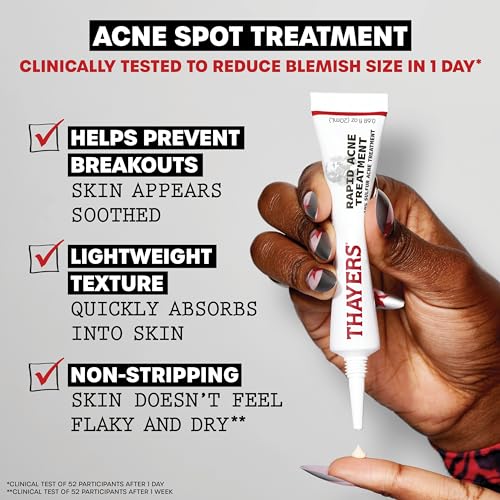Control the Zit-uation: Thayers Blemish Clearing 2% Salicylic Acid Toner + Rapid 10% Sulfur Acne Treatment, Soothing and Non-Stripping Skin Care
