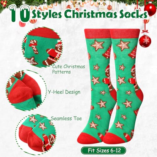 Christmas Gift Set with Makeup Bags, Keychains & Socks - Holiday Decor & Accessories - Christmas Style