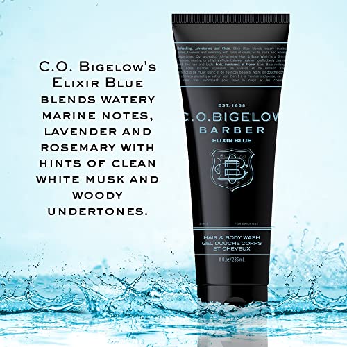 C.O. Bigelow Elixir Blue 2-Pack Men’s Hair & Body Wash 8 Fl Oz Each