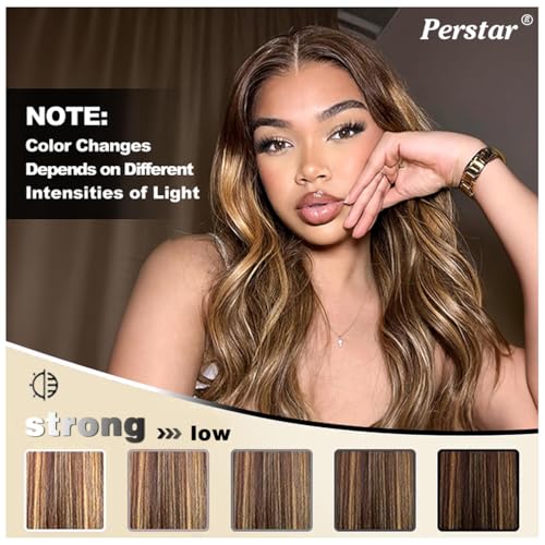 14-16-18 Inch Honey Blonde Ombre Human Hair Bundles - Body Wave, 3 Pack, 12A Virgin Remy