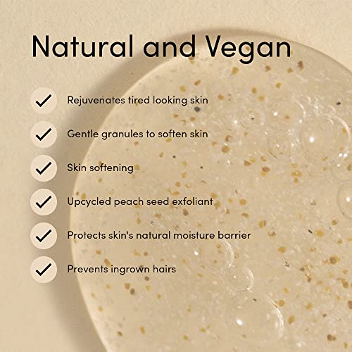 Rose Exfoliating Body Scrub | Natural Body Wash Scrub for Dry Skin | Mature Skin Scrub with Rosehip Oil | Exfoliating Body Scrubber by Urban Veda | 6.77 Fl oz