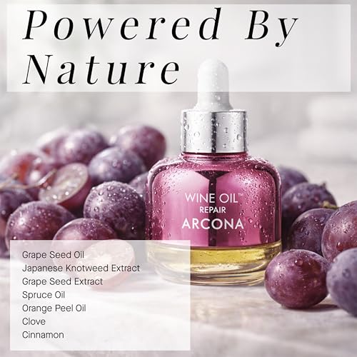 Resveratrol Facial Oil Serum with Grape Seed & Botanical Oils - Anti-Aging Moisturizer, 0.5 fl oz
