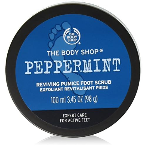 The Body Shop Peppermint Reviving Pumice Exfoliating Foot Scrub, 3.4 Fl Oz