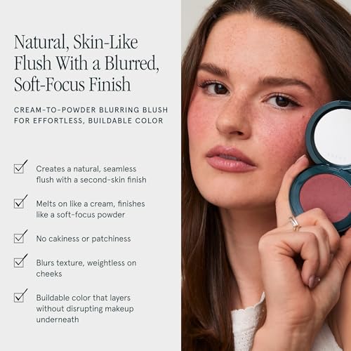 SOSHE Speakeasy Dusty Mauve Blurring Pillow Blush - Creamy Texture, Squalane & Cucumber Seed