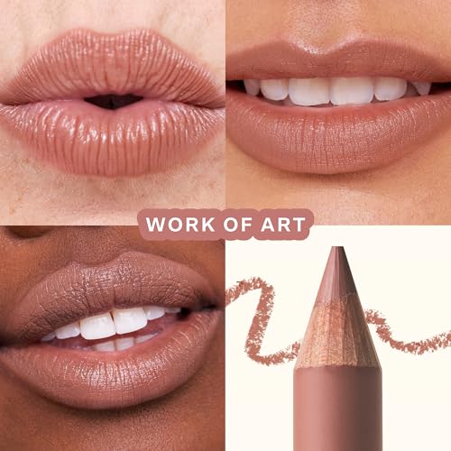 Tower 28 OneLiner - Multi-Use Creamy Lip Liner, Eyeliner & Face Makeup Pencil for Sensitive Skin - Hydrating, Vegan Formula with Shea Butter - Matte, Long-Lasting Finish - Pinky Taupe (1 Count)