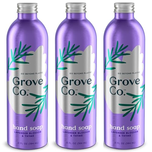 Grove Co. Lavender Blossom & Thyme Gel Hand Soap Refill Pack of 3 - 13 fl oz