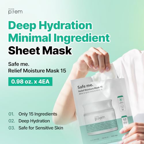Hydrating Bamboo Sheet Mask with Hyaluronic Acid & Raspberry Extract - 10 Pack