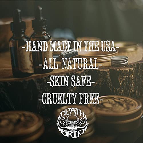 THE VINTAGE GROOMING CO. Bone Crusher Extra Strong Mustache Wax and Night Fury Mustache Wax Remover Oil Set