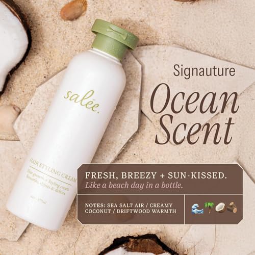 Styling Cream for Slick Backs & Curly Hair - Anti-Frizz, Shine & Flexible Hold - 6 oz