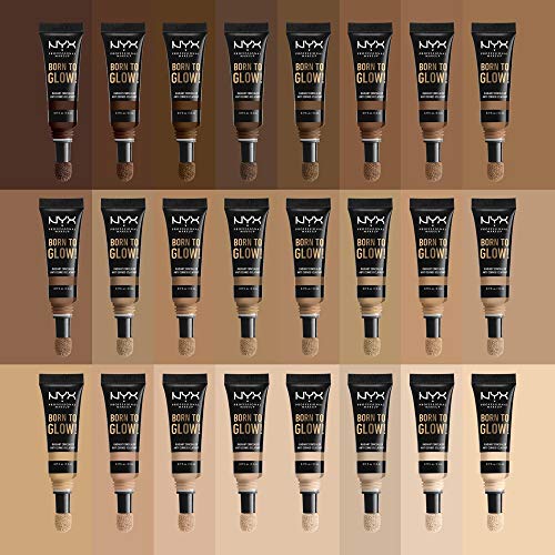 NYX PROFESSIONAL MAKEUP Born To Glow Radiant Concealer, Medium Coverage - Medium Olive