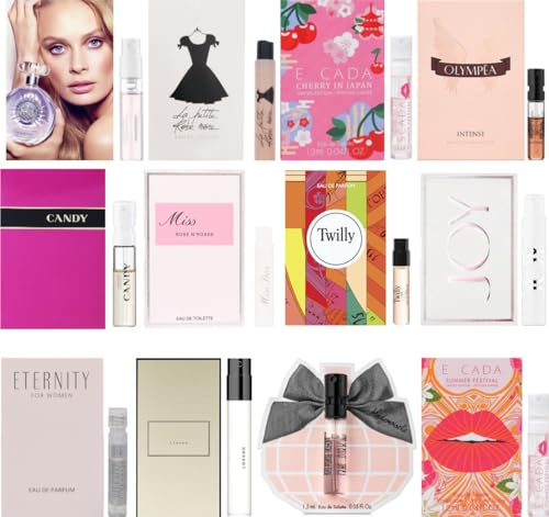 Luxury Perfume Sample Set of 12 for Women - High-End Fragrance Vials
