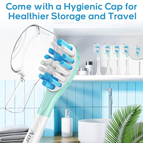 Aoremon Toothbrush Replacement Heads for Sonicare C3 - White, 10 Count