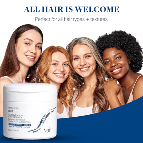 Voir Rhythm of the Rain Cleansing Glacial Scalp Exfoliator & Scrub 200ML - Scalp Exfoliator