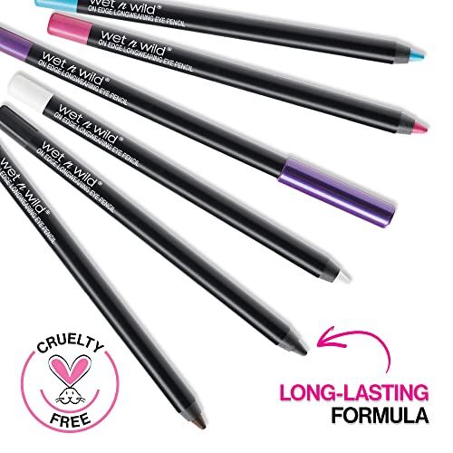 wet n wild Eyeliner Pencil On Edge Longwearing Matte Eye Liner, Long Lasting, Smudge Proof, Fade Resistant, Highly Pigmented, Creamy Smooth Soft Gliding, Dark Brown,Wooden You Know (Pack of 2)