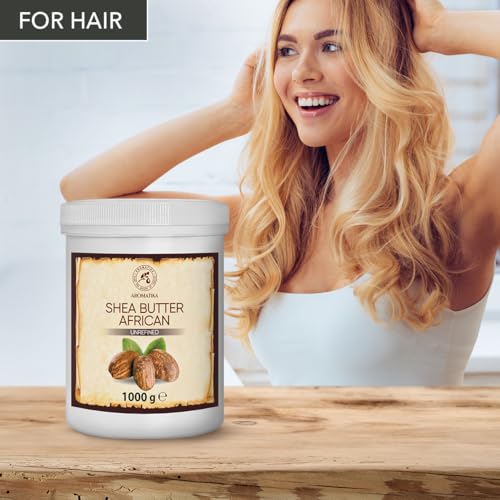 Pure Shea Butter 35 Oz - Unrefined Cold Pressed Natural Body & Hair Moisturizer - Ghana Origin - Variation of THIS listing 35.2 Ounce
