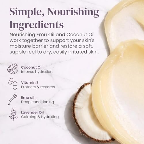 IKI Skincare Body Repair Balm for Sensitive Dry Skin 120ml - Nourishing Moisturizer & Skin Barrier Repair