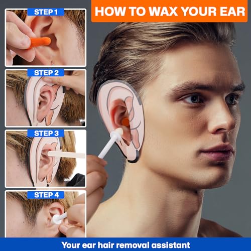 Fun Gift Set, 99 Pcs Waxing Kit for Effective and Easy Ear & Nose Hair Removal