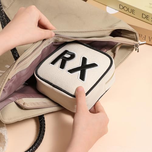3Pcs Canvas RX Medicine & Storage Bags Set - Small, Med & Stuff Bag - Variation of THIS listing