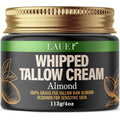 Whipped Tallow Cream 100% Grass-Fed Beef With Raw Almond Non-Greasy Deeply Moisturizer for Face Body Reduces Skin Irritation Sensitivity Smooth Soft Dry Skin Hydrating Treatment for Women 4oz
