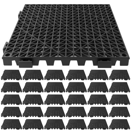 30 Pcs Interlocking Bar Mat 12x12 Inch Non-Slip Countertop Drying Mat - Variation 30