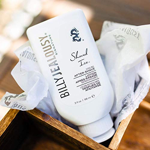 Billy Jealousy Shaved Ice After Shave Balm for Men - Hydrating Cooling Relief, Razor Irritation & Ingrown Hairs, 3 Fl Oz