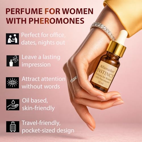 ALFAMARKER Instinct Pheromone Perfume Oil for Women 10ml Floral Fruity Scent
