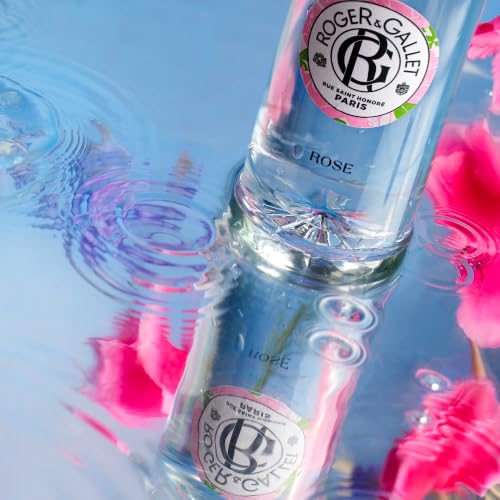 Roger & Gallet Rose Fragrant Water Spray 3.3 fl oz - Light Floral Body Mist