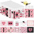 Nlicrst Pink Heart Lip Balm Gift Set for Valentine's Day - 50 Pcs Bulk Lip Care Favors & Party Supplies