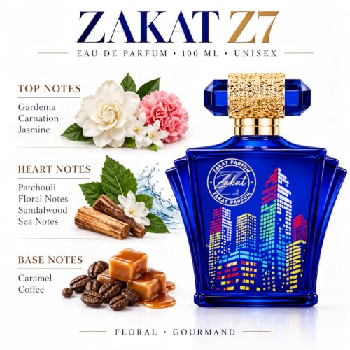 Z7 Unisex Eau de Parfum 3.4oz - Floral & Gourmand Fragrance