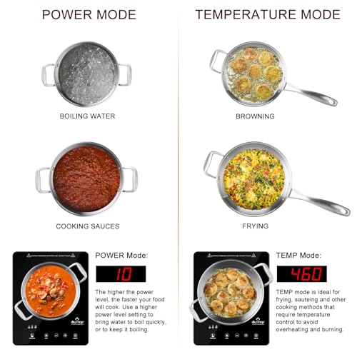 Medium Portable Built-in Induction Cooktop 1800W - Duxtop