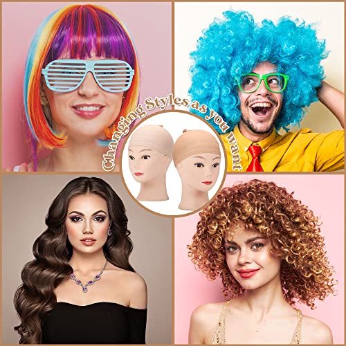 200 Pcs Elastic Nylon Wig Caps for Women & Men - Breathable, Adjustable & Comfortable Hair Cover