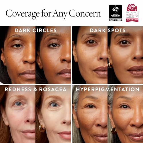 Hydrating Foundation with Hyaluronic Acid - Light Shade, Sheer to Light Coverage, Natural Glow Finish - Pack of 2 - Variation: Light / 1.76 Fl Oz