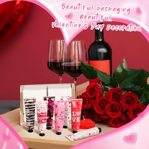 Siifert 48-Pack Valentine Hand Cream Gift Set, 30ml Each – Heart Moisturizing Lotion for Women & Friends, Bulk Gift Basket
