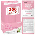 Makeup Remover Wipes 300 Count - Individually Wrapped & Hypoallergenic, Gentle & Effective