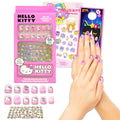 Hello Kitty Nail Art Stickers Set for Girls - Bundle with Hello Kitty Stick On Nails Plus Tattoos, More for Hello Kitty Party Supplies | Hello Kitty Press On Nails for Kids
