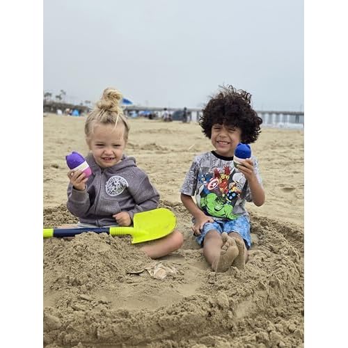 Sunscreen Applicator for Kids and Adults, Portable, Washable, Easy on the Go Sunscreen Application for Any Age and Skin(2Pack)