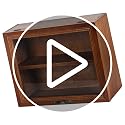 Desk Organizer Storage Box for Office Vanity & Home - Multi-Use