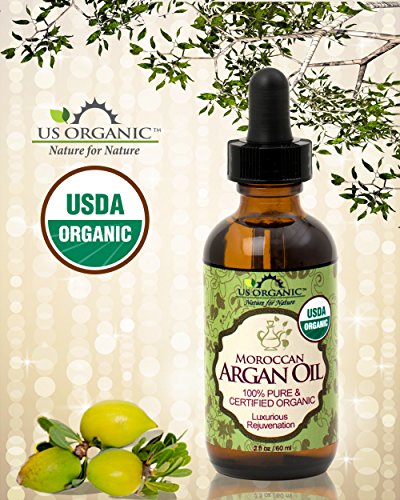 Argan Oil 2 Fl Oz - Organic Virgin Moroccan Hair, Skin & Nails Treatment