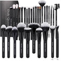 29pcs Black Professional Makeup Brush Set Kabuki Powder Concealers Eye shadows Blush Eyeliner Eyebrow Contour Eye blending Brushes (29pcs brush)