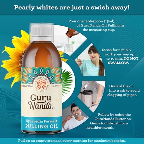 Oil Pulling Mouthwash with Coconut & Essential Oils - Natural Oral Care