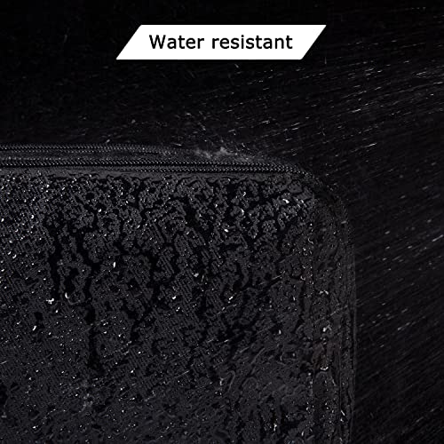 BAGSMART Toiletry Bag for Men, Travel Toiletry Organizer Dopp Kit Water-resistant Shaving Bag for Toiletries Accessories, Door Room Essentials,Black-basic