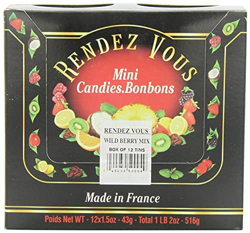 Wild Berry Mix - Pack of 12 Fresh Frozen Berries for Smoothies & Baking