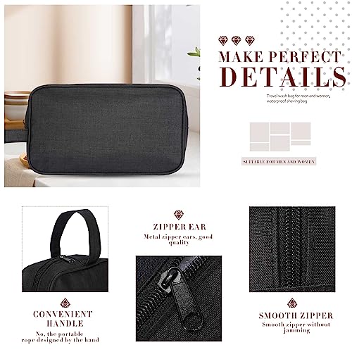 Sweetude Water-Resistant 9-Piece Toiletry Bag Set for Travel & Bathroom