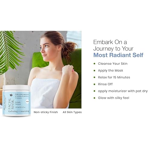 Pierre Freeman's Hydrating & Nourishing Mask with Oatmeal & Avocado (8 oz.)